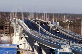 Дубна — Вид на мост через реку Волга